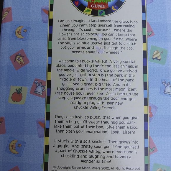 Gund chuckle valley doll Dolores Original Box - Picture 3 of 12